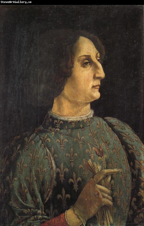 Piero pollaiolo Portrait of Galeazzo Maria Sforza